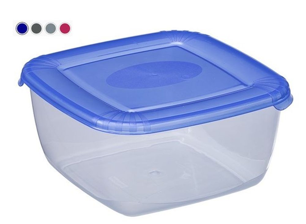 Levně box 0,95l, čtverc. POLAR, 14,5x14,5x7,1cm, plast