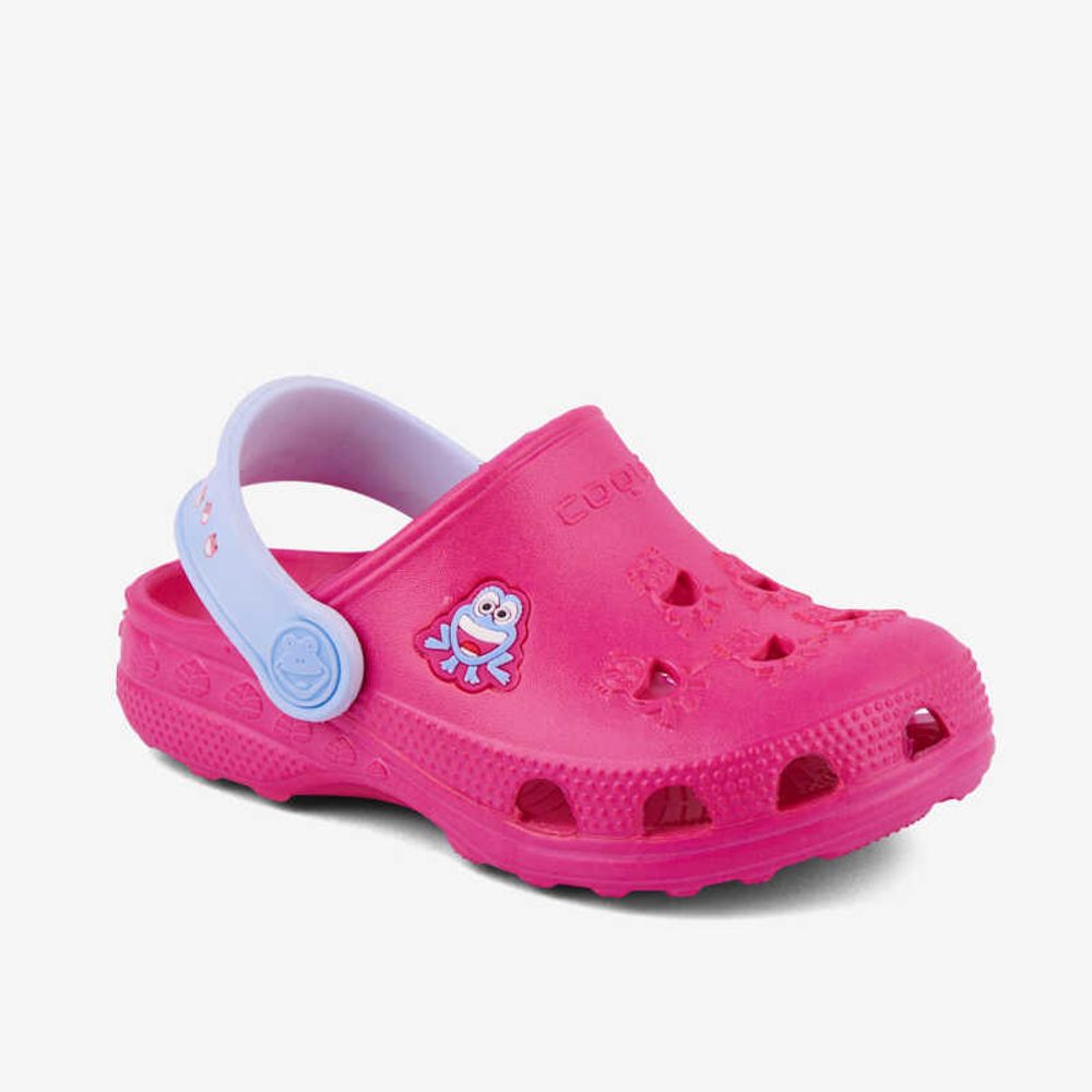 Levně Coqui dětské sandály LITTLE FROG 8701 fuchsia/candy blue - 23/24