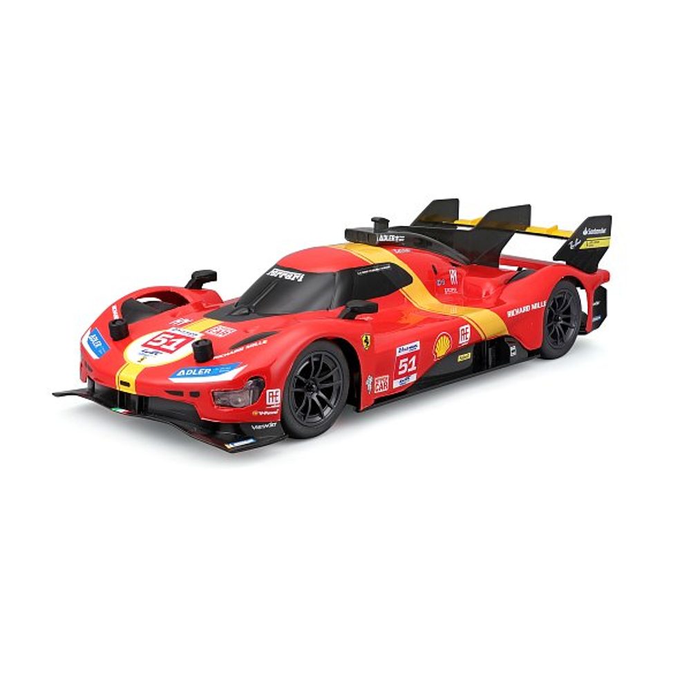 Levně Maisto RC - 1:16 RC FERRARI 499P LHM (2023 24H LE MANS CHAMPION) se světly, XTR, 2,4 GHz, USB