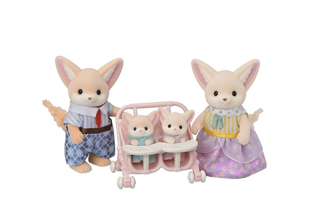 Levně Sylvanian family Rodina fenků s dvojčaty