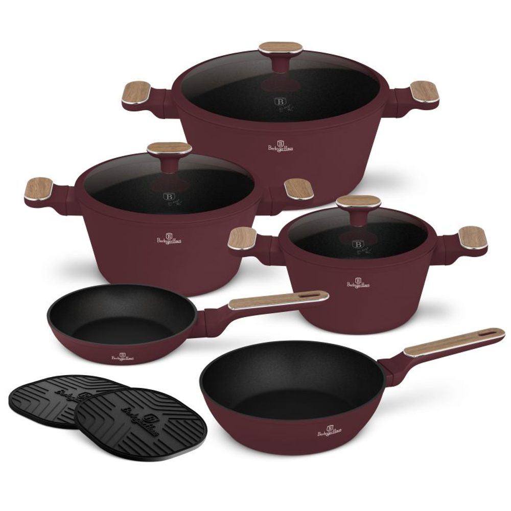 Levně BERLINGERHAUS Sada nádobí s titanovým povrchem 10 ks Leonardo Nordic Collection BH-8305
