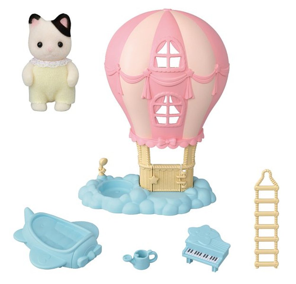 Sylvanian family Kotě a zábavný balón pro miminka