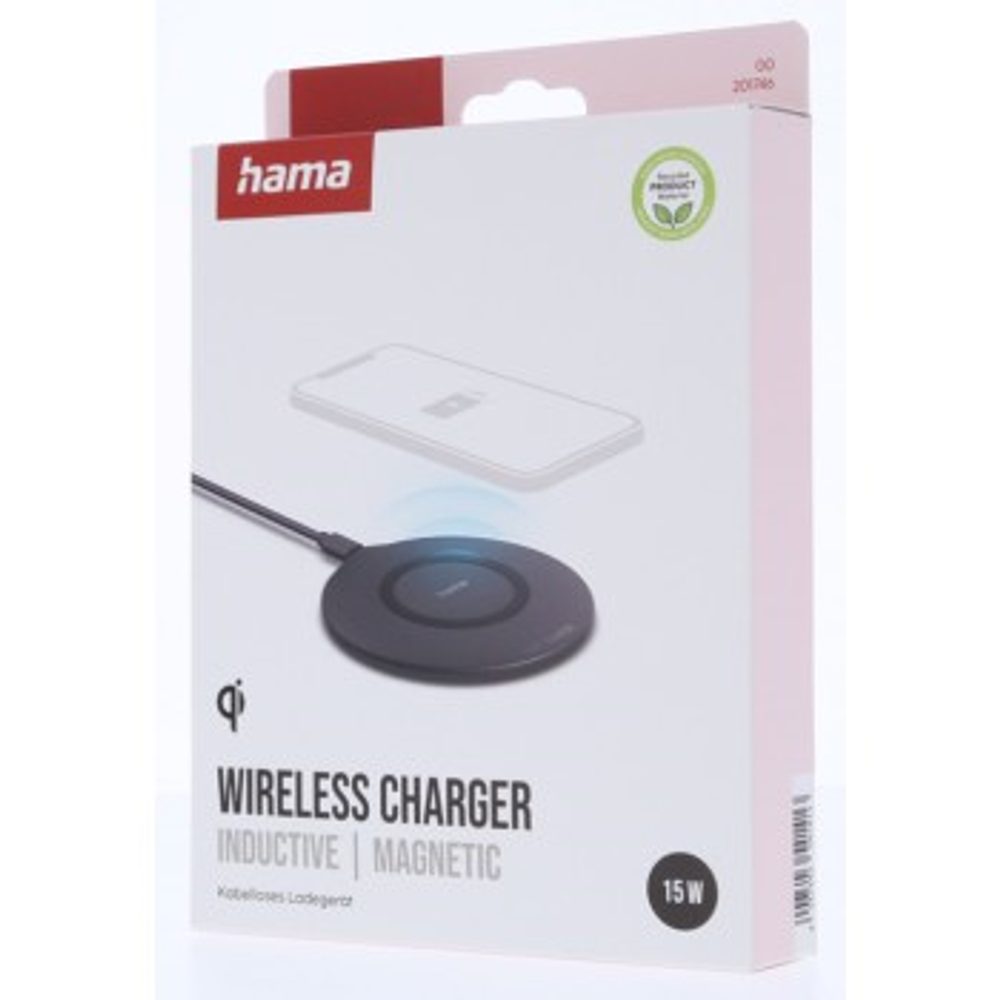 Hama bezdrátová nabíječka Qi 15 W (obrázek 12)