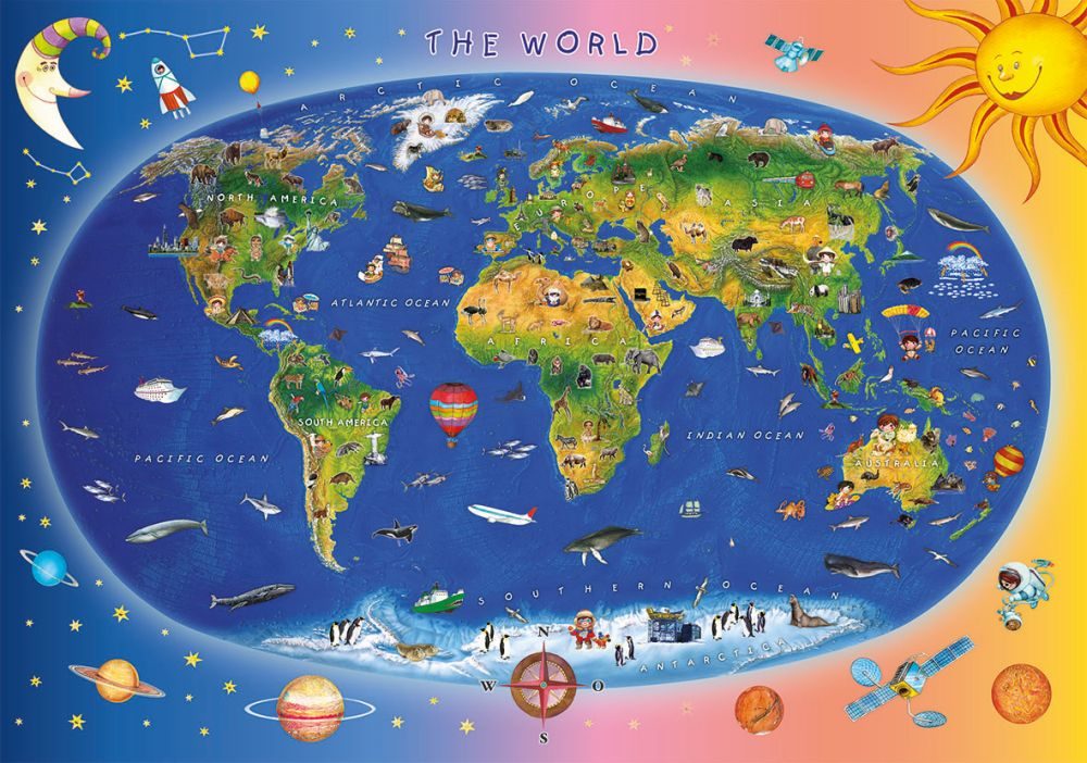 Levně DĚTSKÁ MAPA 300 XL Puzzle