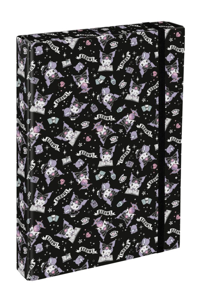 Levně BAAGL Desky na školní sešity A4 Jumbo Kuromi Black