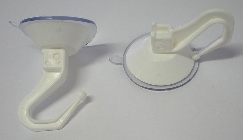 Levně háček s přísavkou KULATÝ d5cm, s páčkou, plast