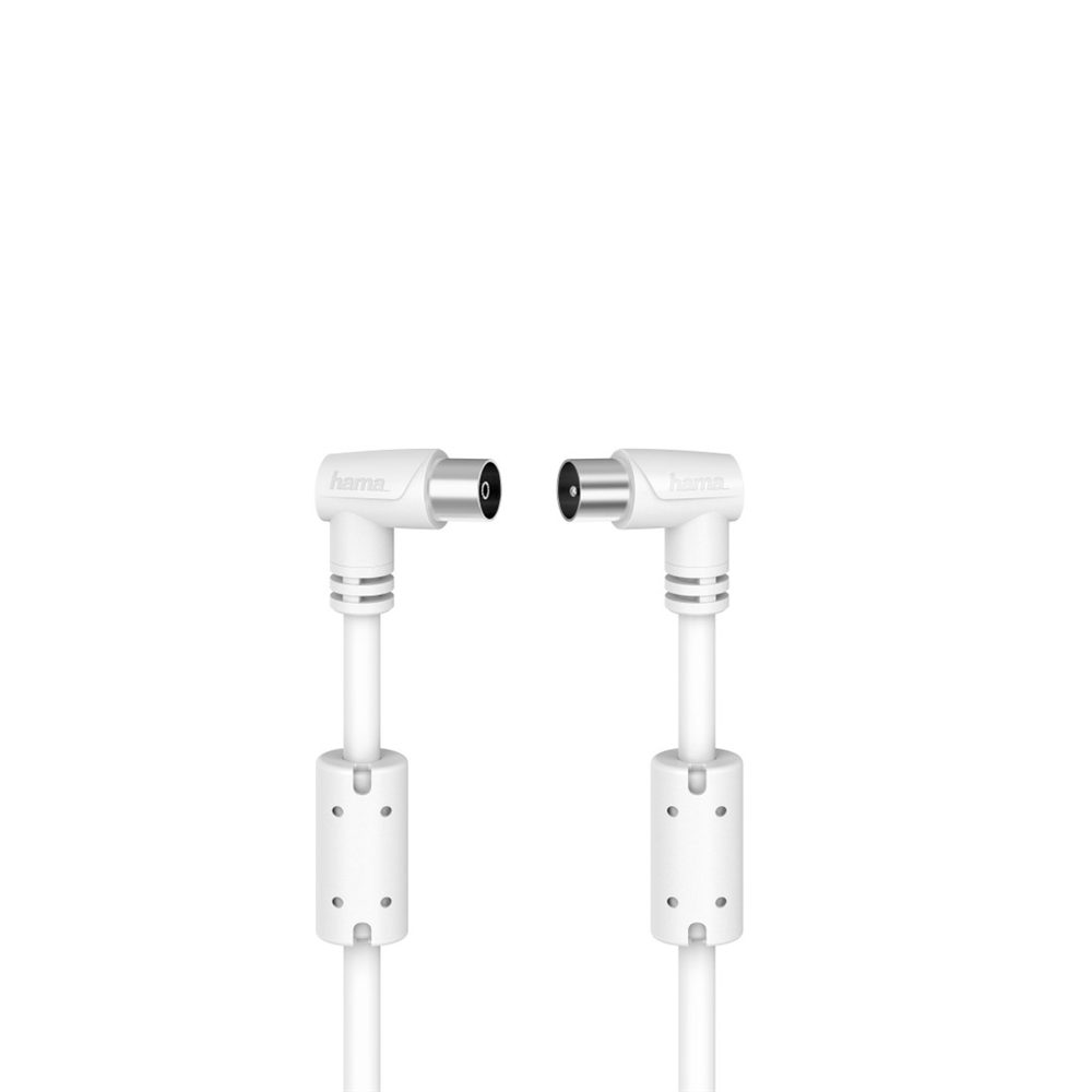 Levně Hama anténní kabel 90 dB 5 m, kolmé konektory