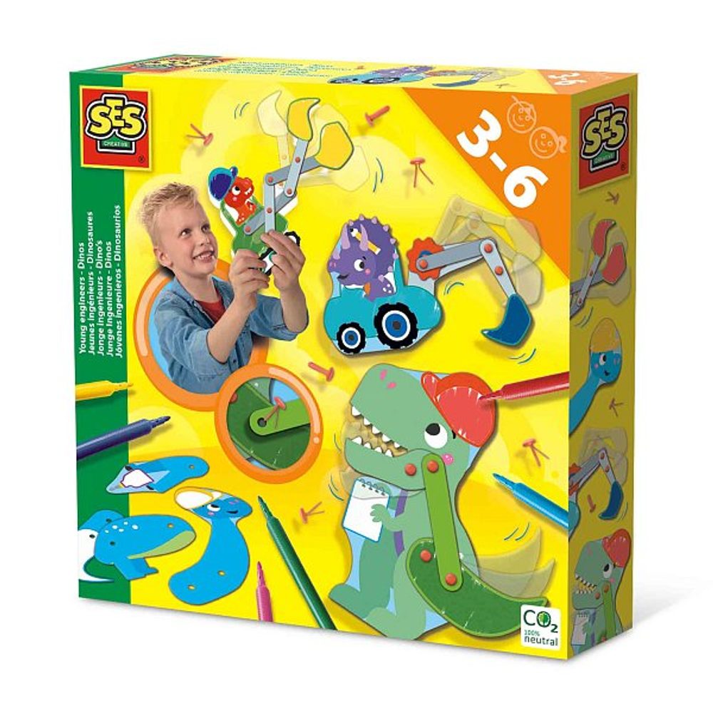 Levně SES Dětské tvoření - dinosauři v pohybu