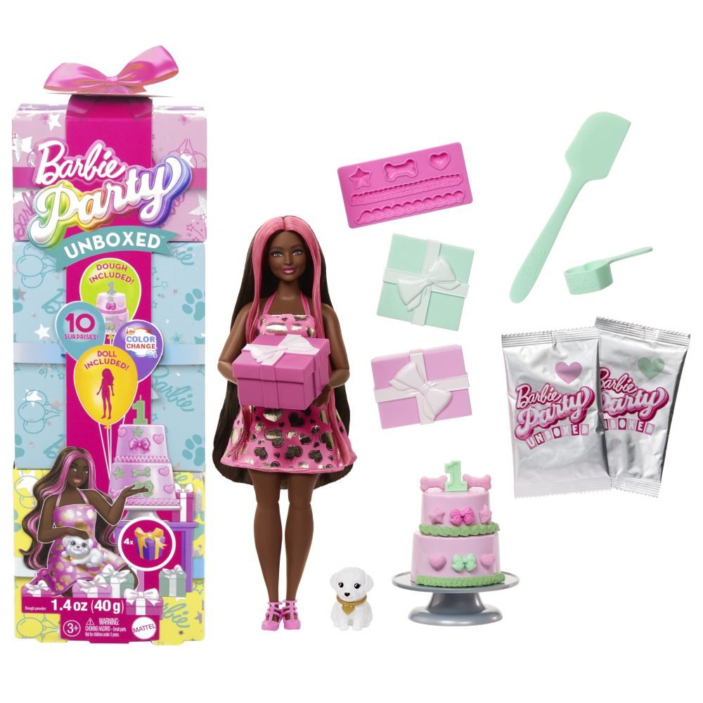 Levně BRB PARTY REVEAL BARBIE - RŮŽOVÁ