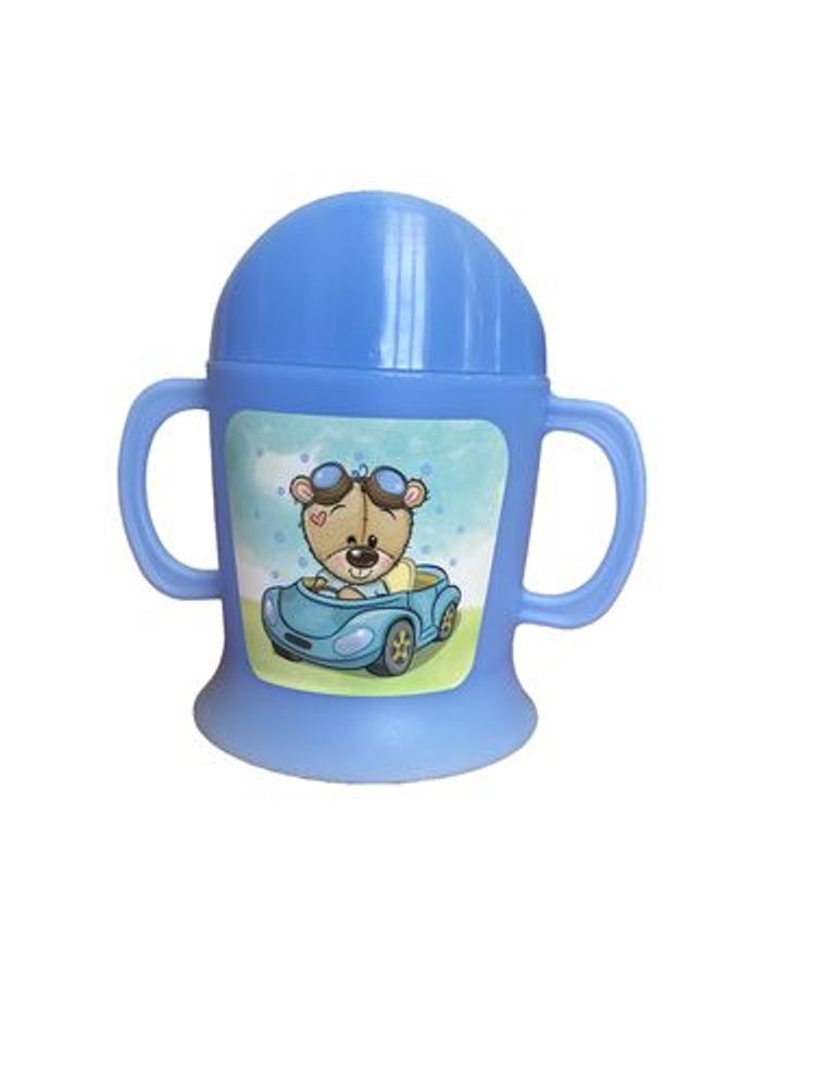 Levně hrníček 0,15l kojen. MEDVÍDEK auto IML, aqua, dětský, plast