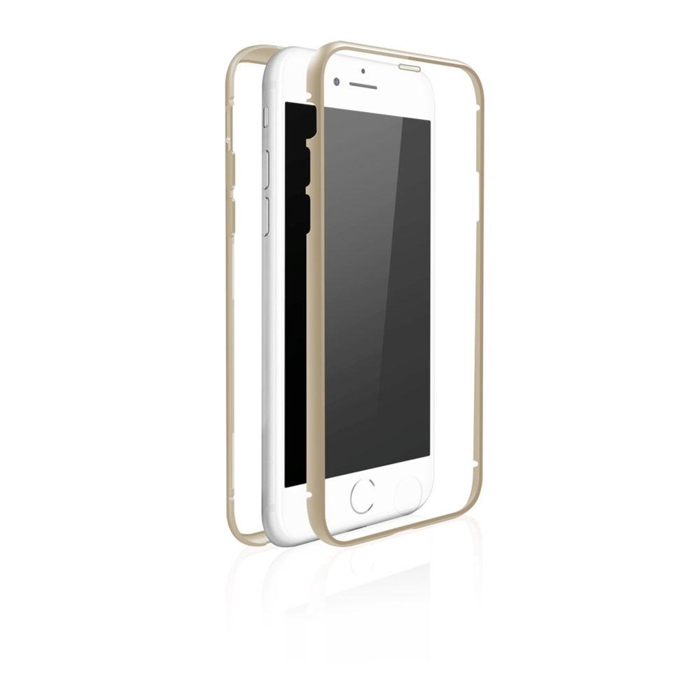 Levně White Diamonds 360° Glass, kryt pro Apple iPhone 7/8/SE 2020/SE 2022, průhledný/zlatý
