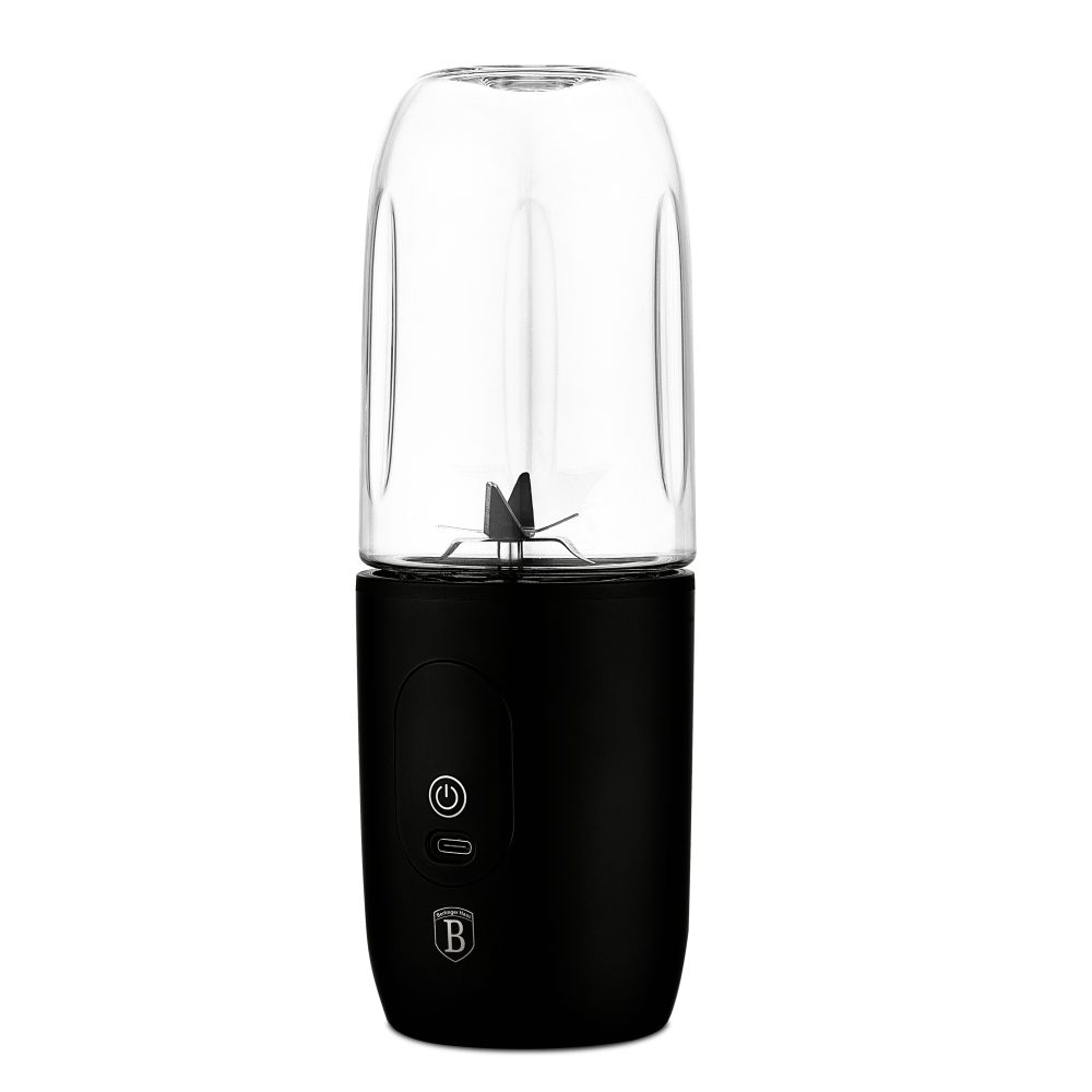 Levně BERLINGERHAUS Mixér smoothie s USB nabíjením černý LP-BH-235