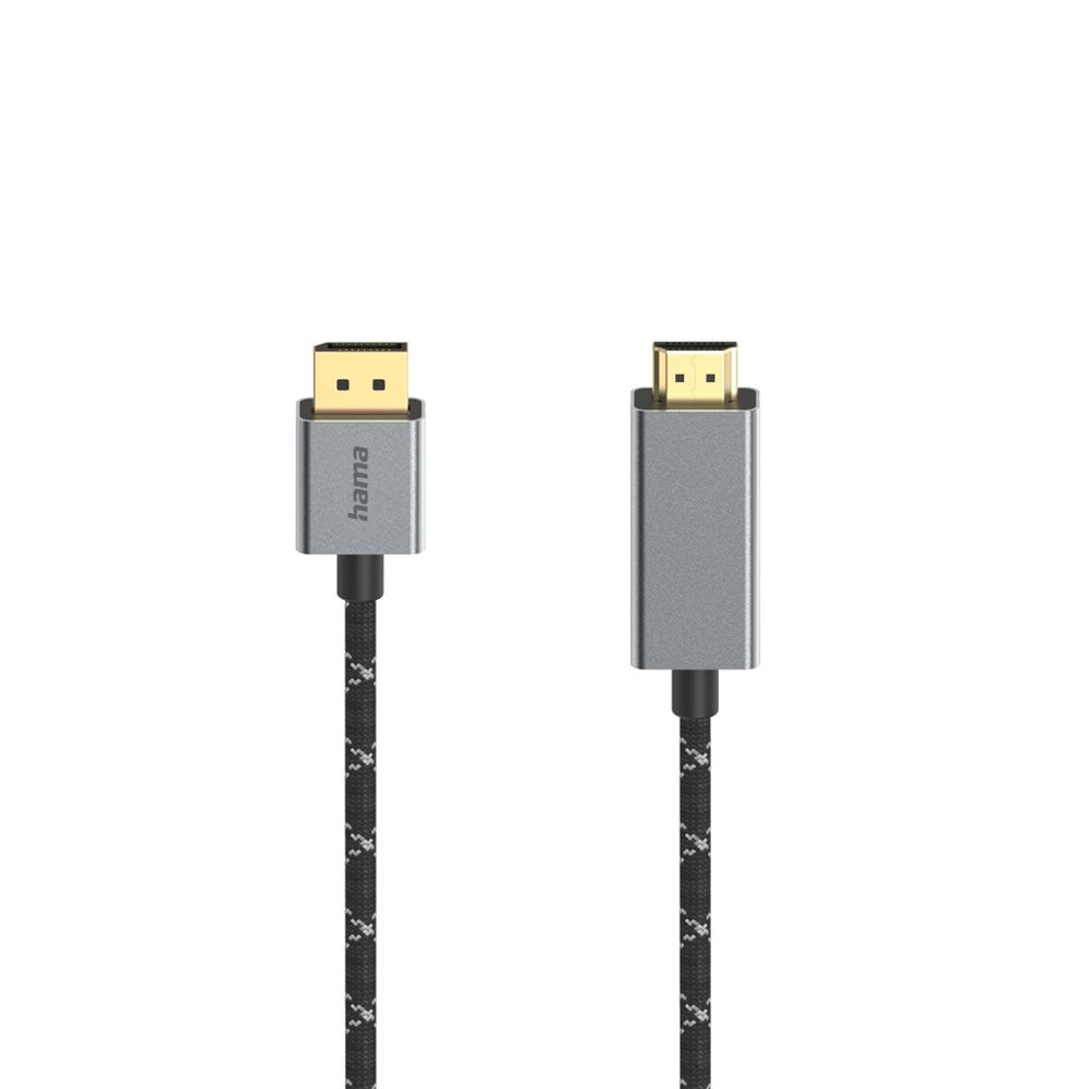 Levně Hama kabel DisplayPort na HDMI 1,5 m, UHD/4K@60 Hz, Prime Line