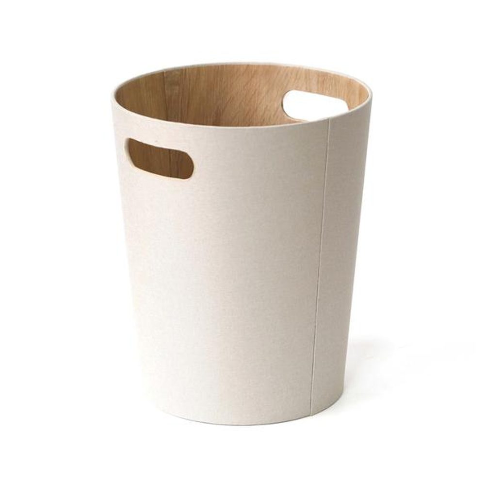 Levně TORO KOŠ NA ODPADKY 25*25*30CM KRÉM.BÍLÁ PAPÍR+LEPENKA
