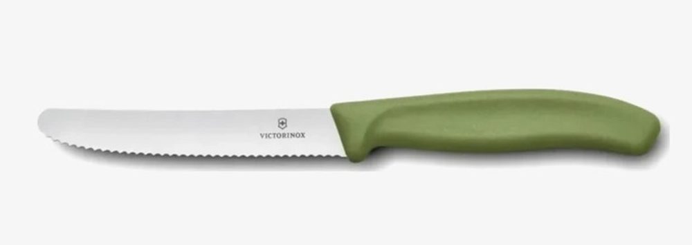 Levně nůž 11cm na rajčata OLIVOVÝ VICTORINOX