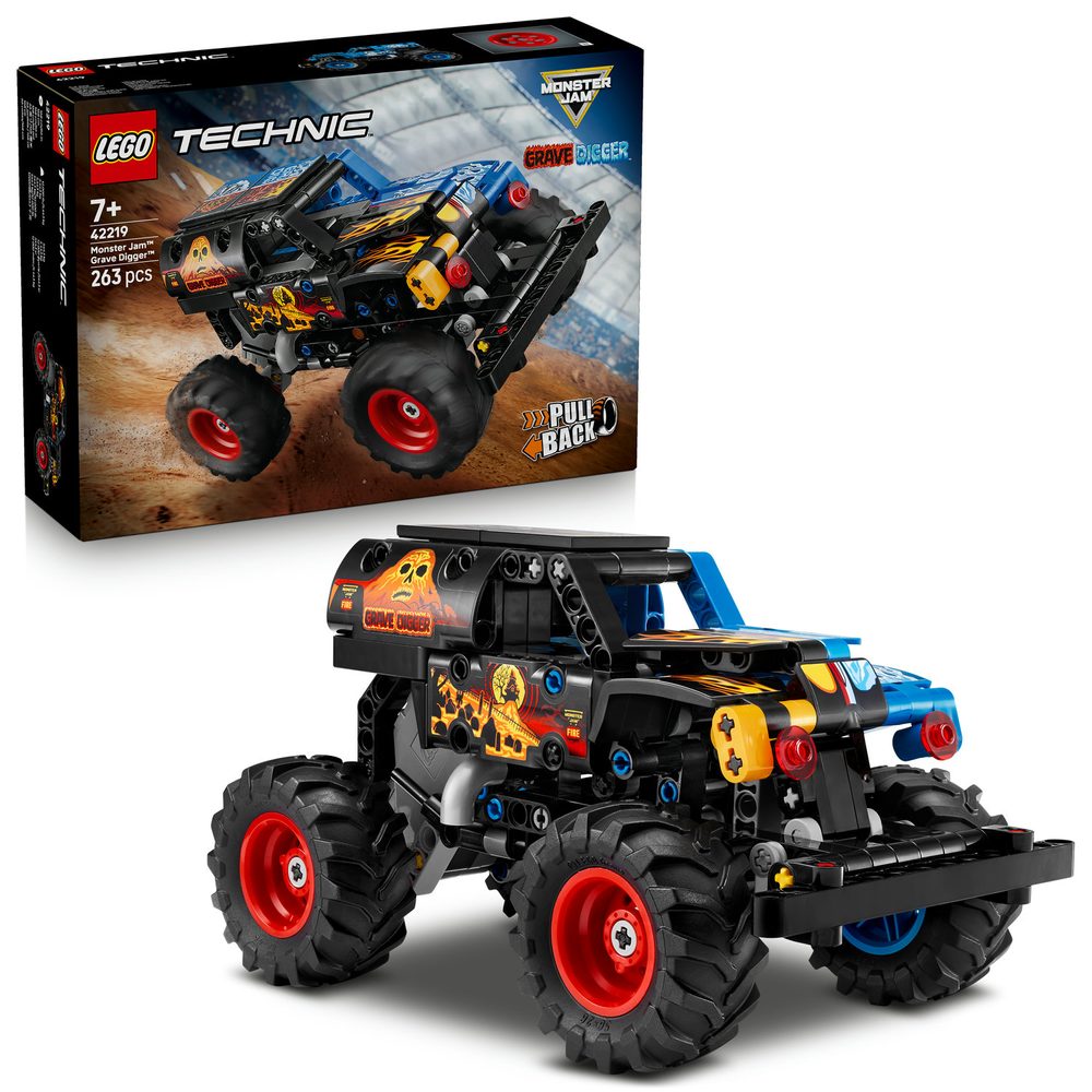 Levně Monster Jam™ Grave Digger™ Oheň a led