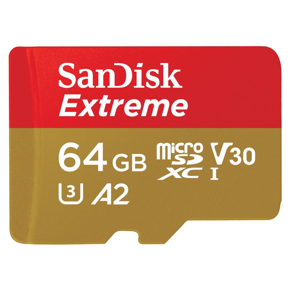 Levně SanDisk microSDXC Extreme 64 GB (A2/ V30/ U3/ R170/ W80)