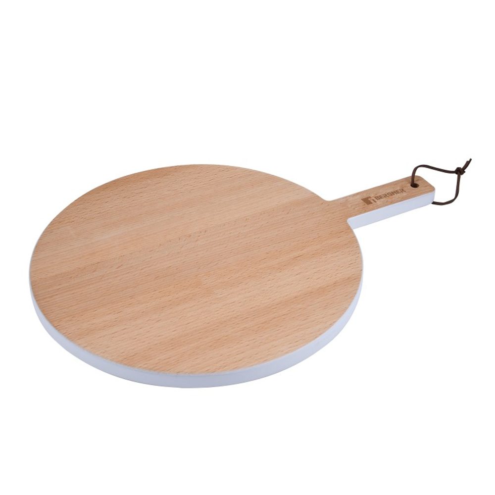 Levně BERGNER Prkénko krájecí NATURALLY bukové dřevo 38 cm BG-39973-WH