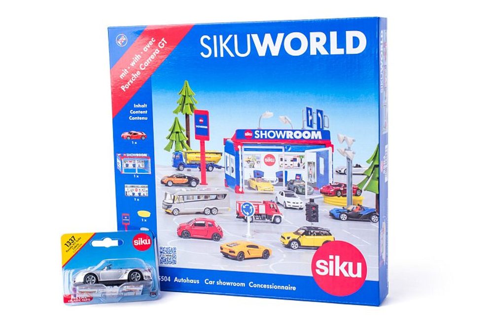 Levně SIKU World - autosalón + dárek