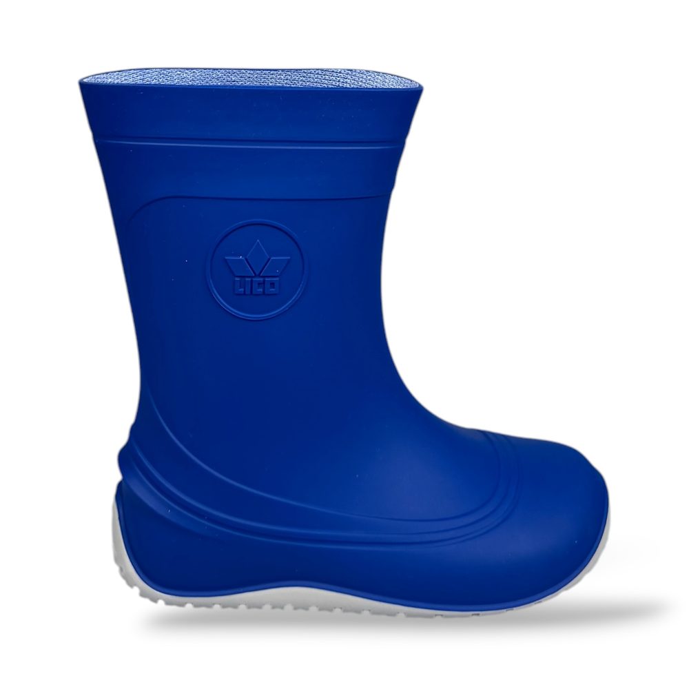 Dětské barefoot holinky LICO Aride Rain – modré - 24