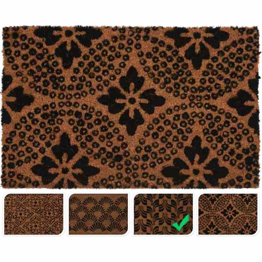 Levně HOMESTYLING Rohožka z kokosového vlákna 39 x 59 cm větve KO-A35400610vetv