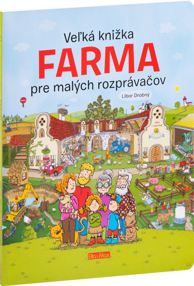 Levně Presco Group Veľká knižka FARMA pre malých rozprávačov