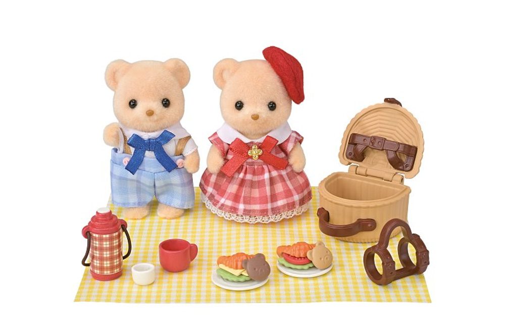 Levně Sylvanian family Sušenkoví medvídci sestra a bratr na pikniku