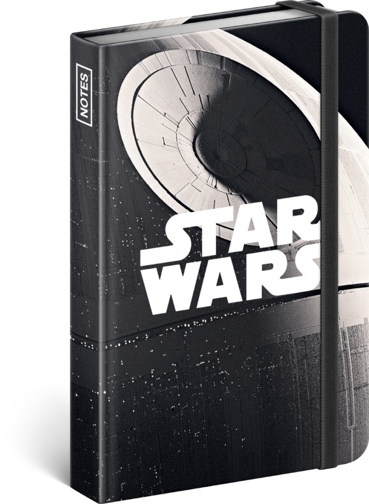 Levně Notes Star Wars – Death Star, linkovaný, 11 × 16 cm Baagl