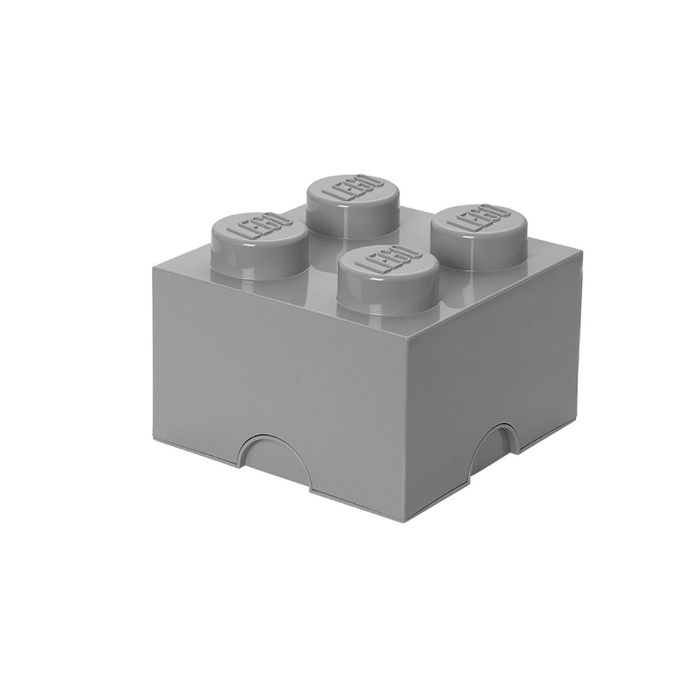 Levně LEGO úložný box 4 - šedá