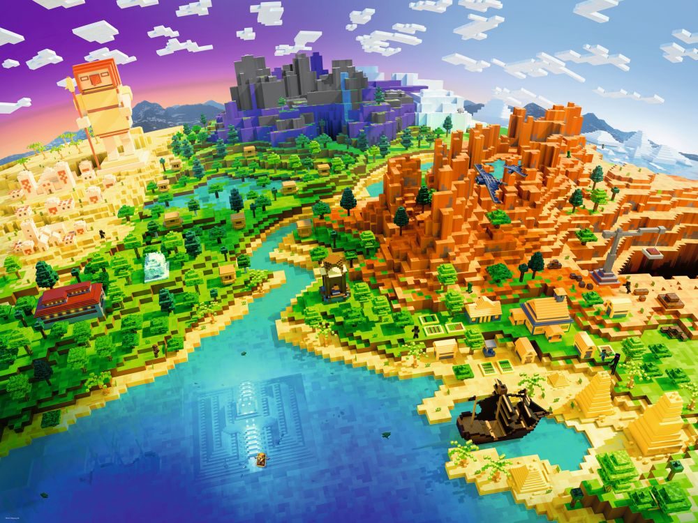Minecraft: Svět Minecraftu 1500 dílků (obrázek 2)