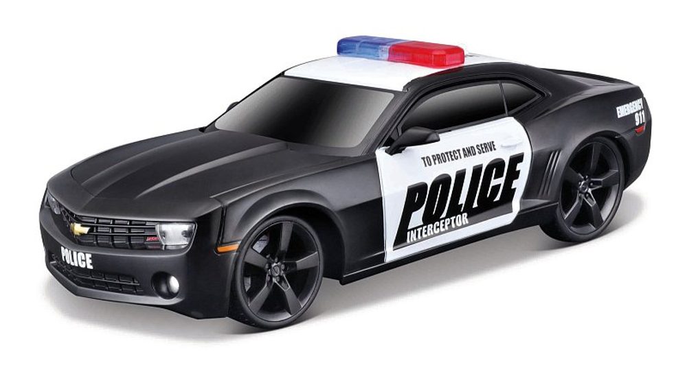 Levně Maisto - 2010 Chevrolet Camaro SS, policie, se světly a zvuky, 1:24