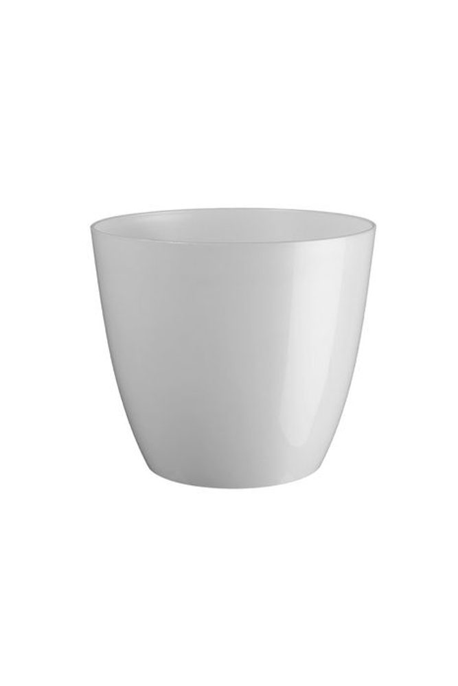 Levně obal d15cm ELLA perleť.bílá lesklá vánoční, plast