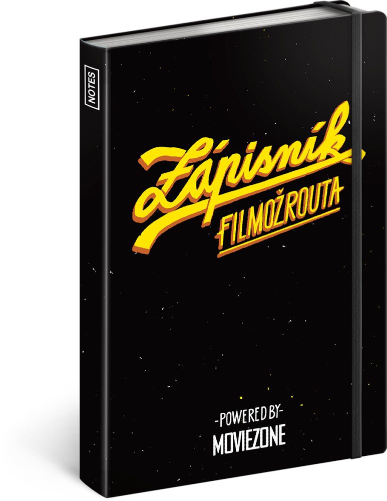 Levně Presco Group Notes Zápisník filmožrouta, 13 × 21 cm
