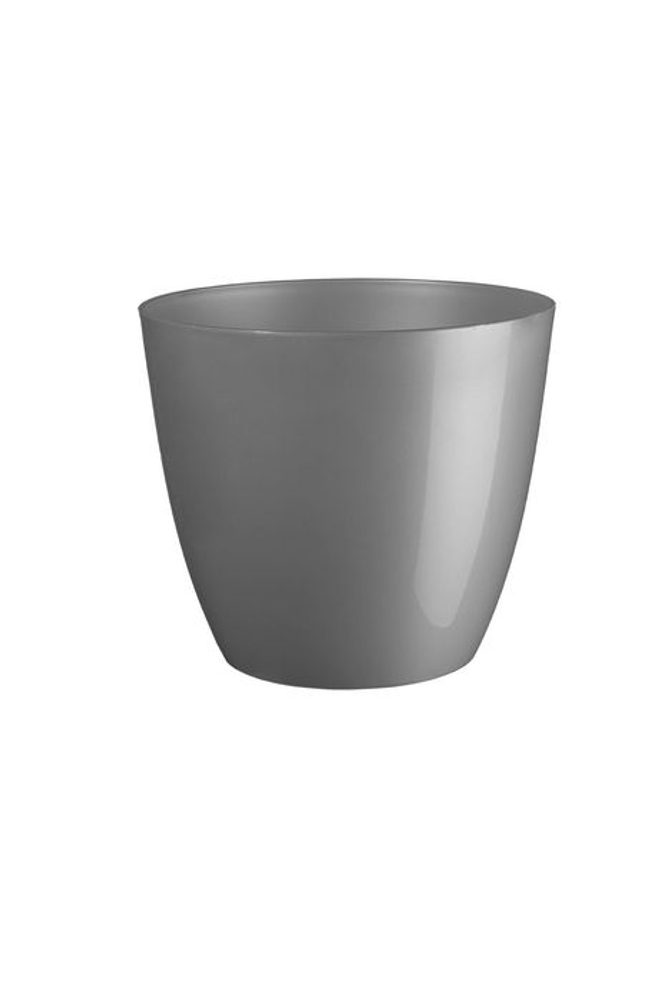 Levně obal d18cm ELLA stříbrná lesklá vánoční, plast