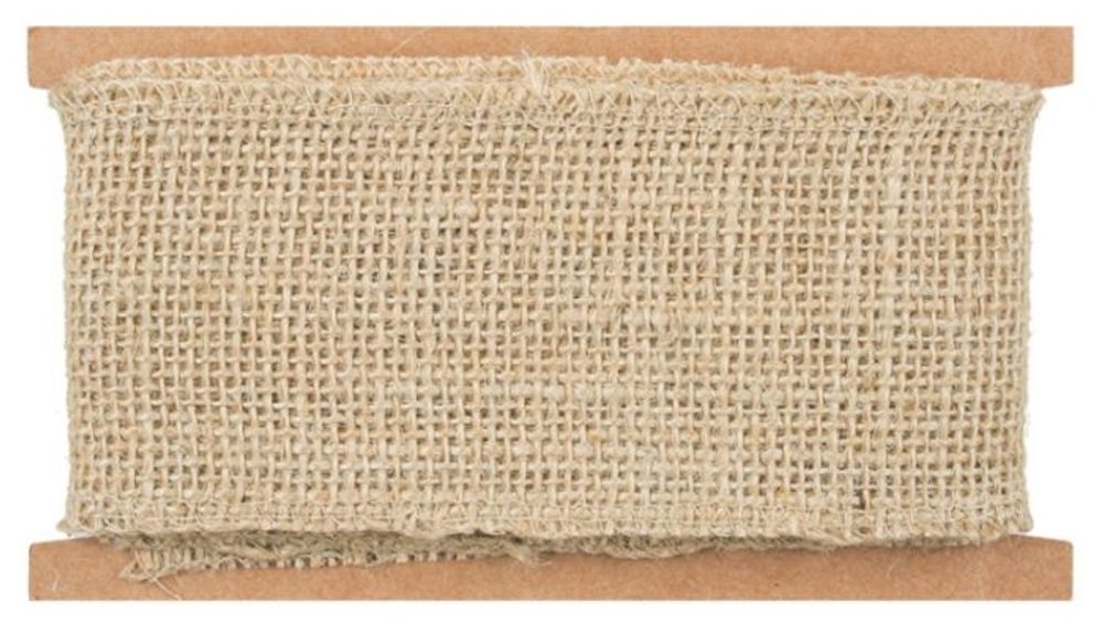 Levně stuha 6cm x 2m, juta *PO 30.9.