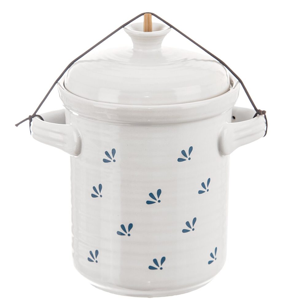 Levně Nakládací hrnec na zeleninu MODROBÍLÁ 2,8 l