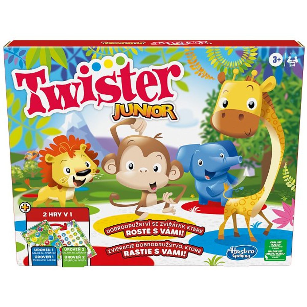 Levně Hasbro gaming TWISTER Junior společenská hra CZ/SK verze