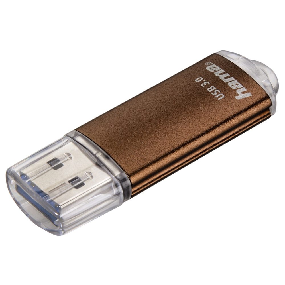 Levně Hama FlashPen Laeta, USB 3.0, 64 GB, 40 MB/s, hnědá