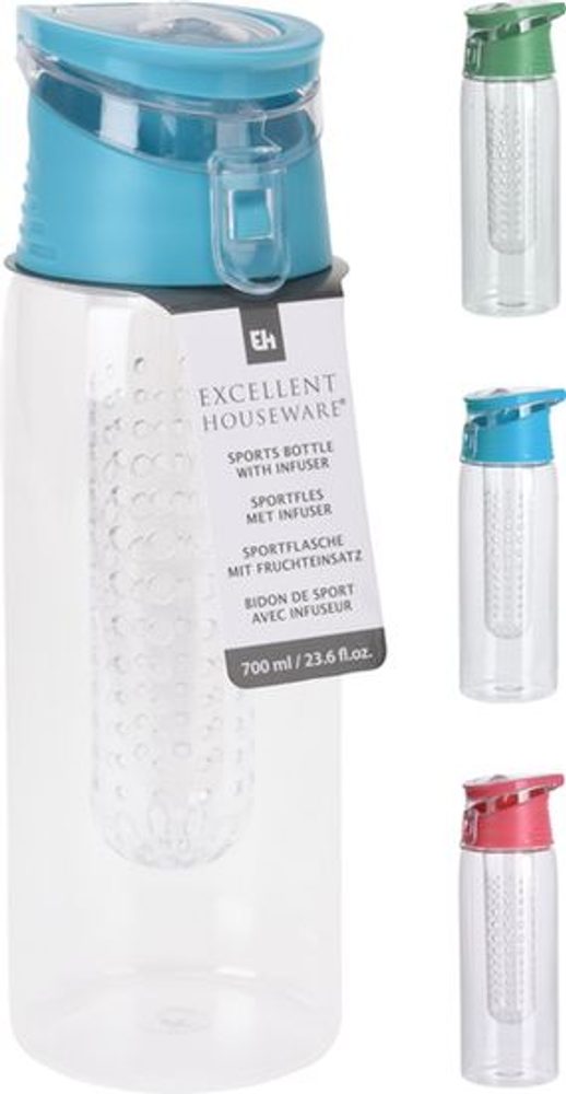Levně láhev 0,7l SPORT s nápitkou+vložkou, plast
