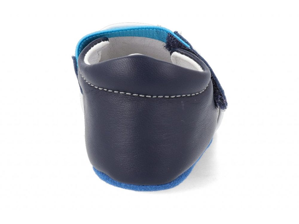 DDstep Dětské kožené capáčky  - Autíčko (White) - S (obrázek 5)