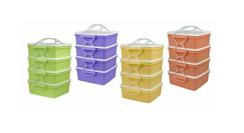 Levně jídlonosič 4D (4x1,4l) ČTVERCOVÝ