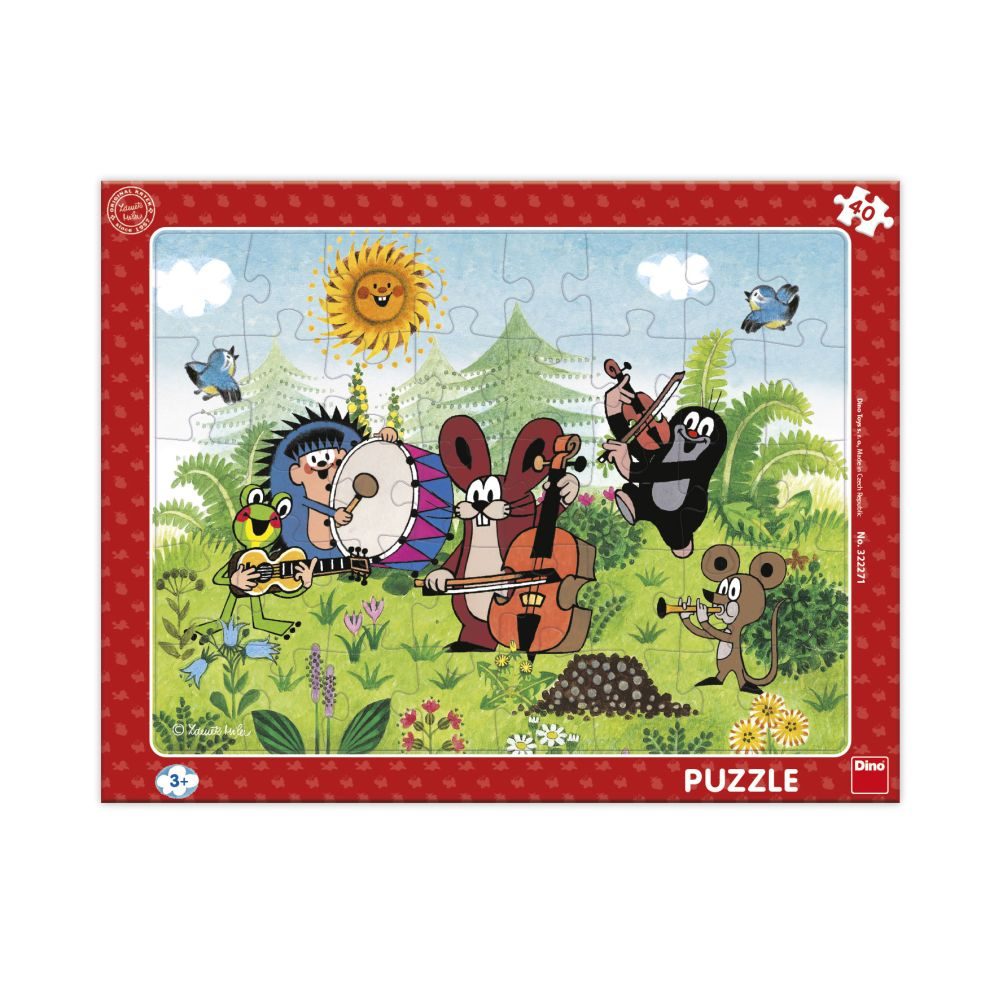 Levně KRTEK A KAPELA 40 deskové Puzzle