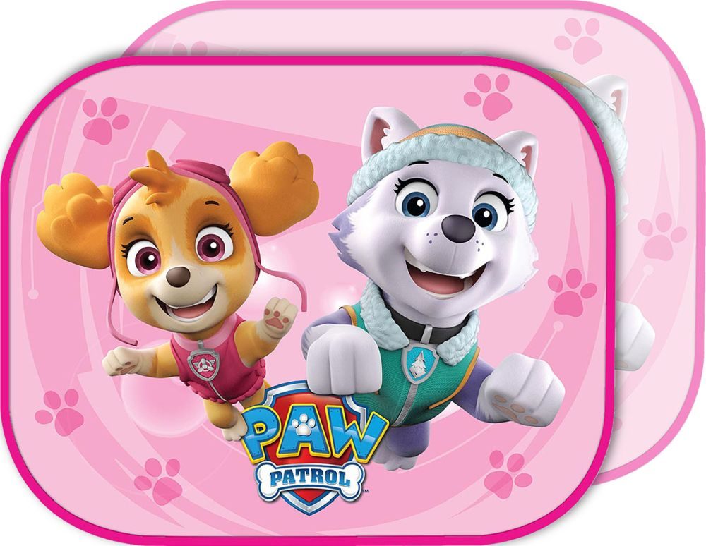 Levně Dětská sluneční clona PAW PATROL holky 44x35CM
