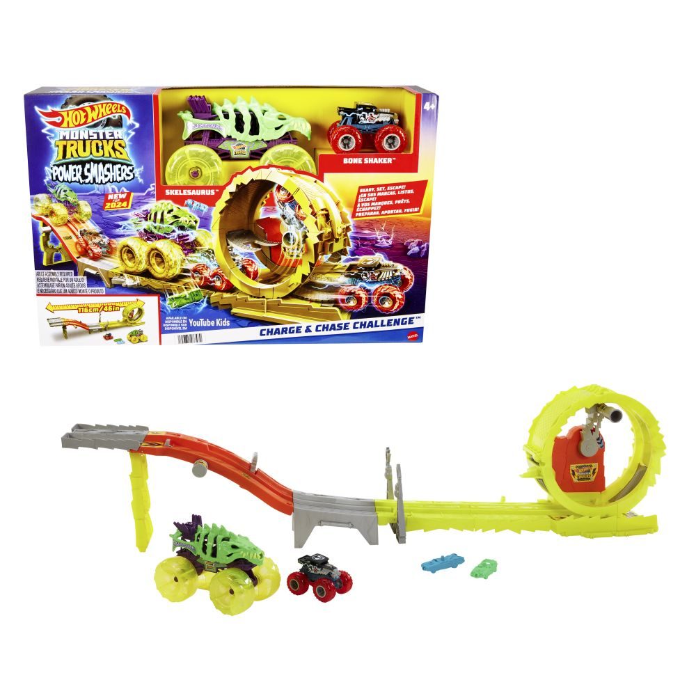 Levně HW MONSTER TRUCKS POWER SMASHERS DRÁHA MASIVNÍ DESTRUKCE