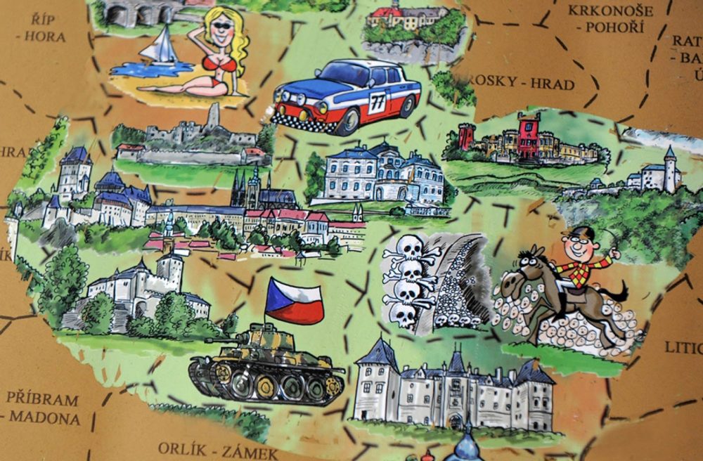 Stírací mapa Česká republika (obrázek 3)