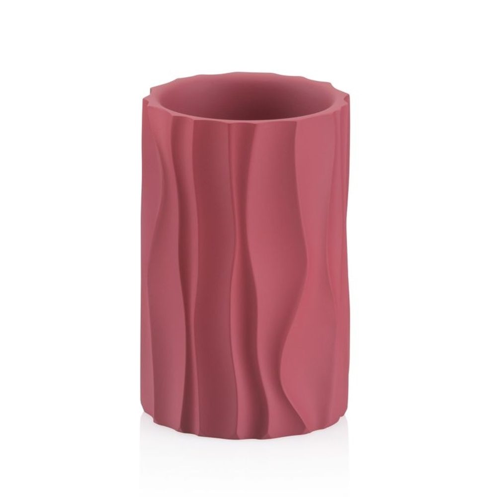 Levně KELA Hrnek Merida polyresin malinový červený 10,5cm 7,0cm KL-23769