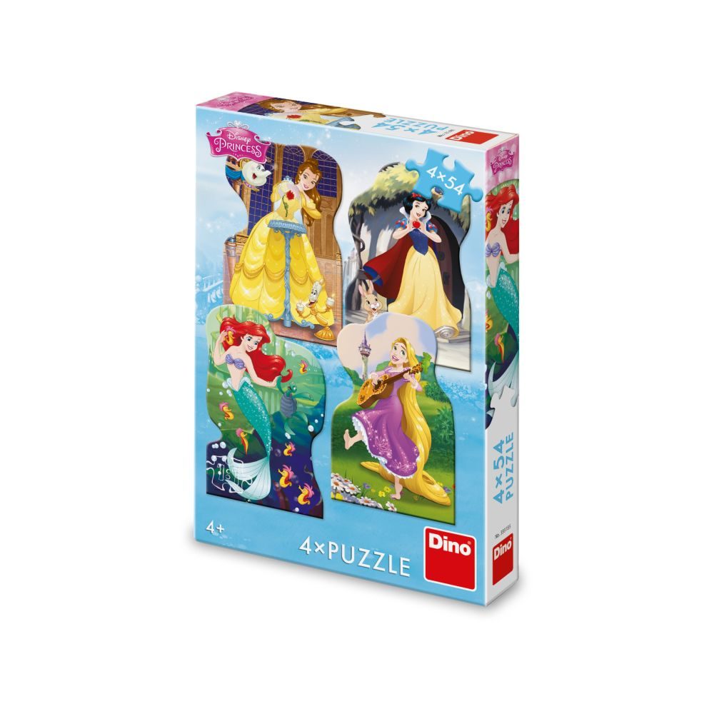 Levně PRINCEZNY A KAMARÁDI 4x54 Puzzle NOVÉ