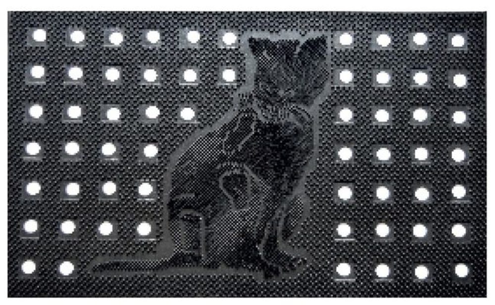 rohož 60x40cm KOČKA 106-ADI, GUMA