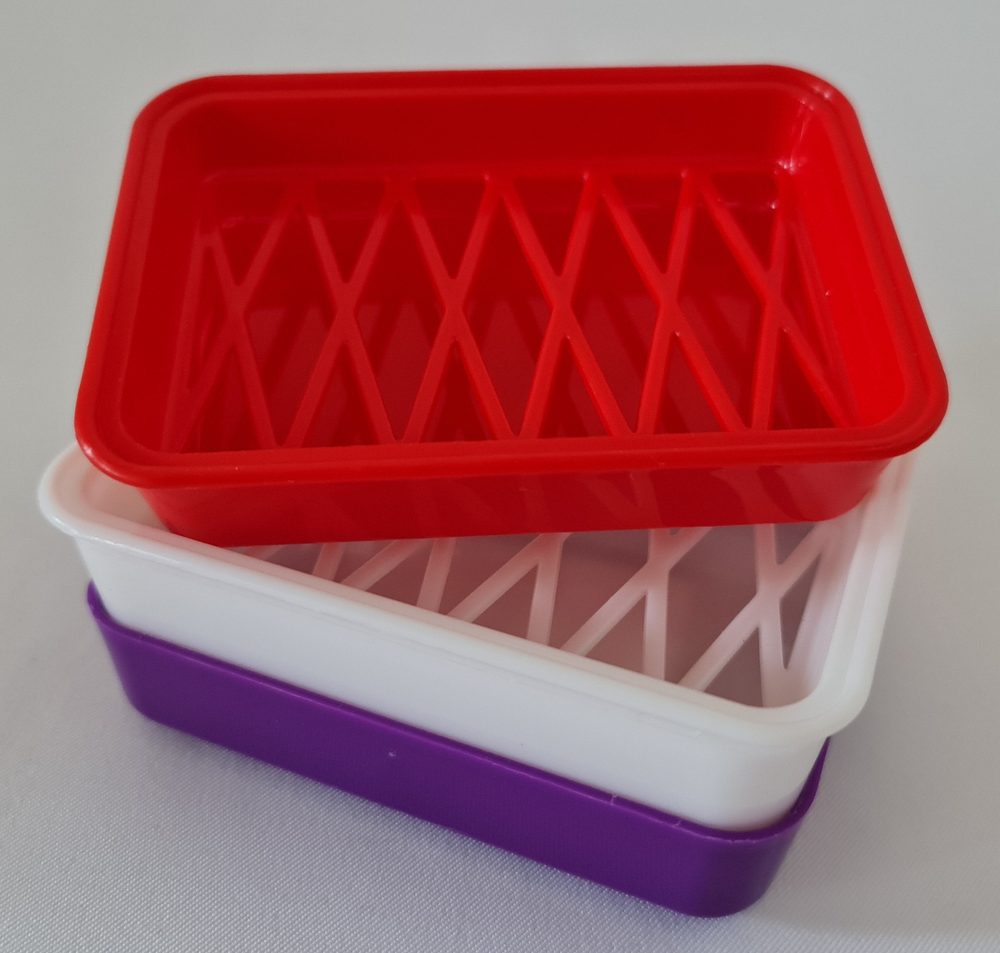 Levně mýdlenka obd.10x7x2,5cm s miskou-plast AD