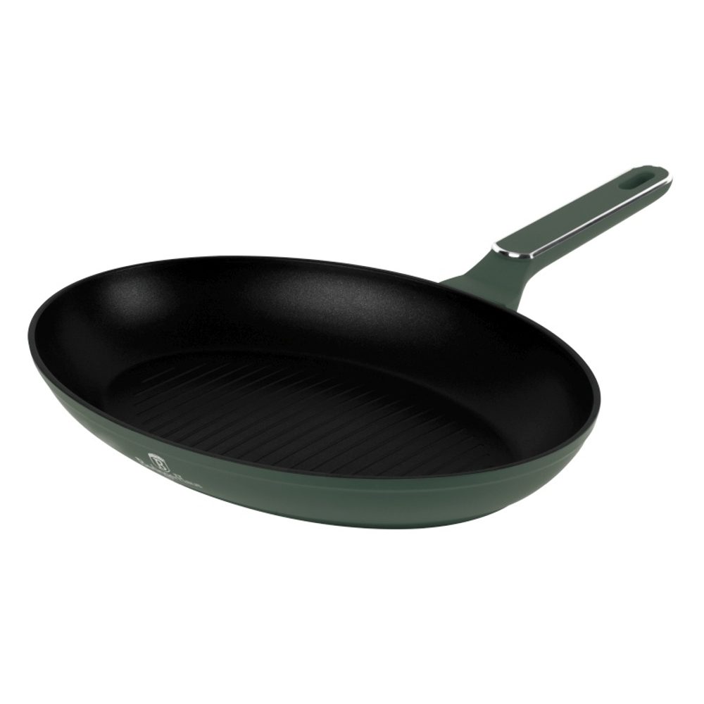 Levně BERLINGERHAUS Pánev na ryby s titanovým povrchem 35x25 cm Matte Green Collection BH-8203